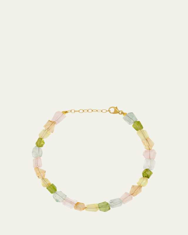 Rainbow Multi Quartz Gemmy Bracelet